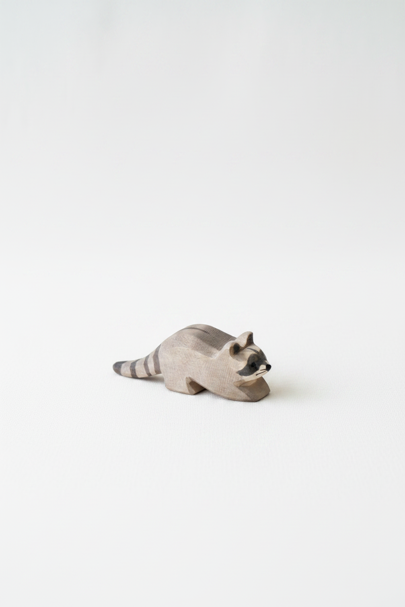 Raccoon small – studiobakgrunn