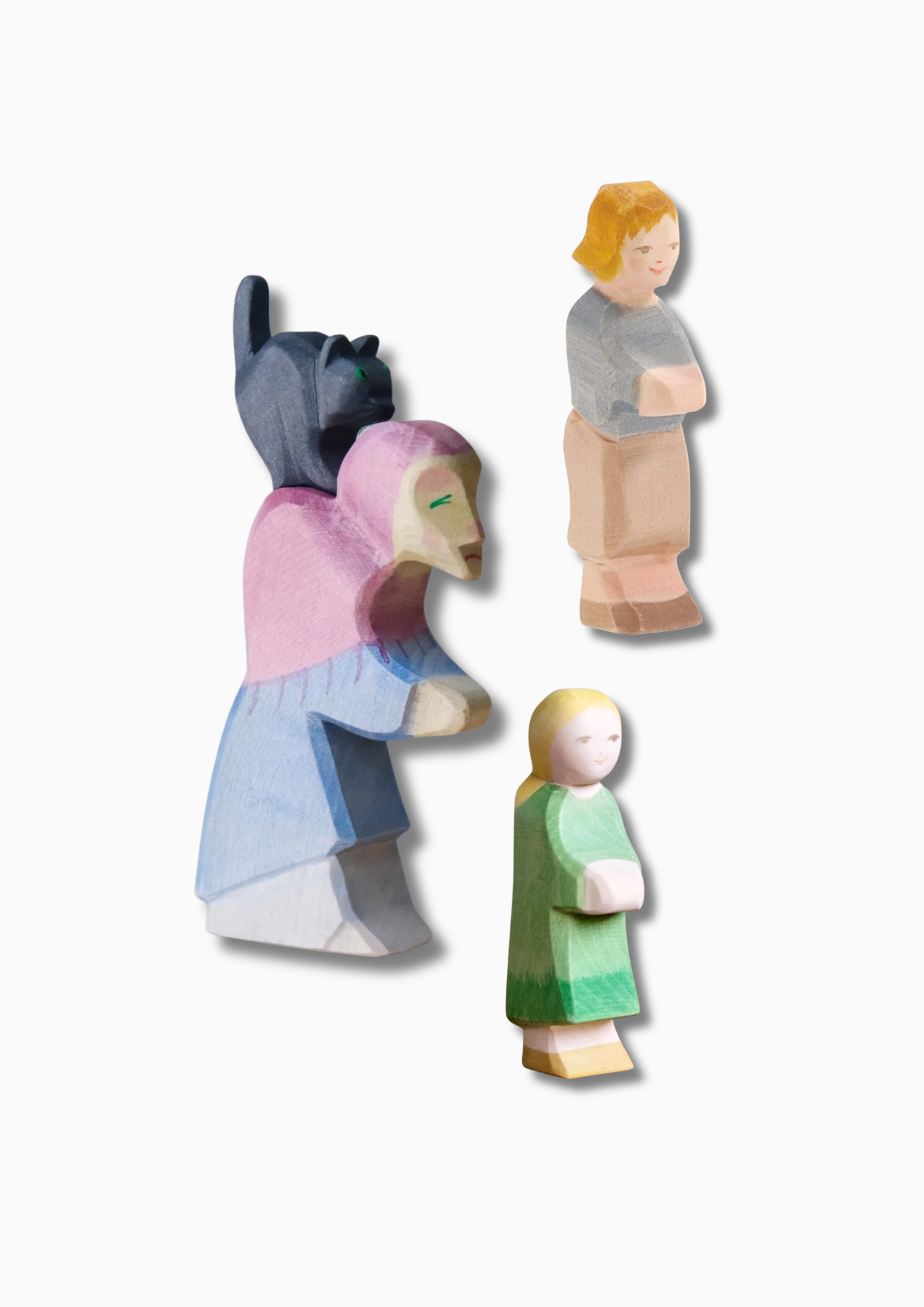 4 figurer til eventyret om Hans og Grete