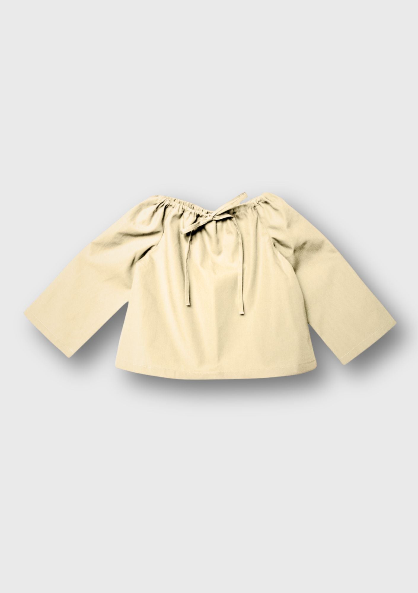 Esther bluse i bomull – justerbar snor