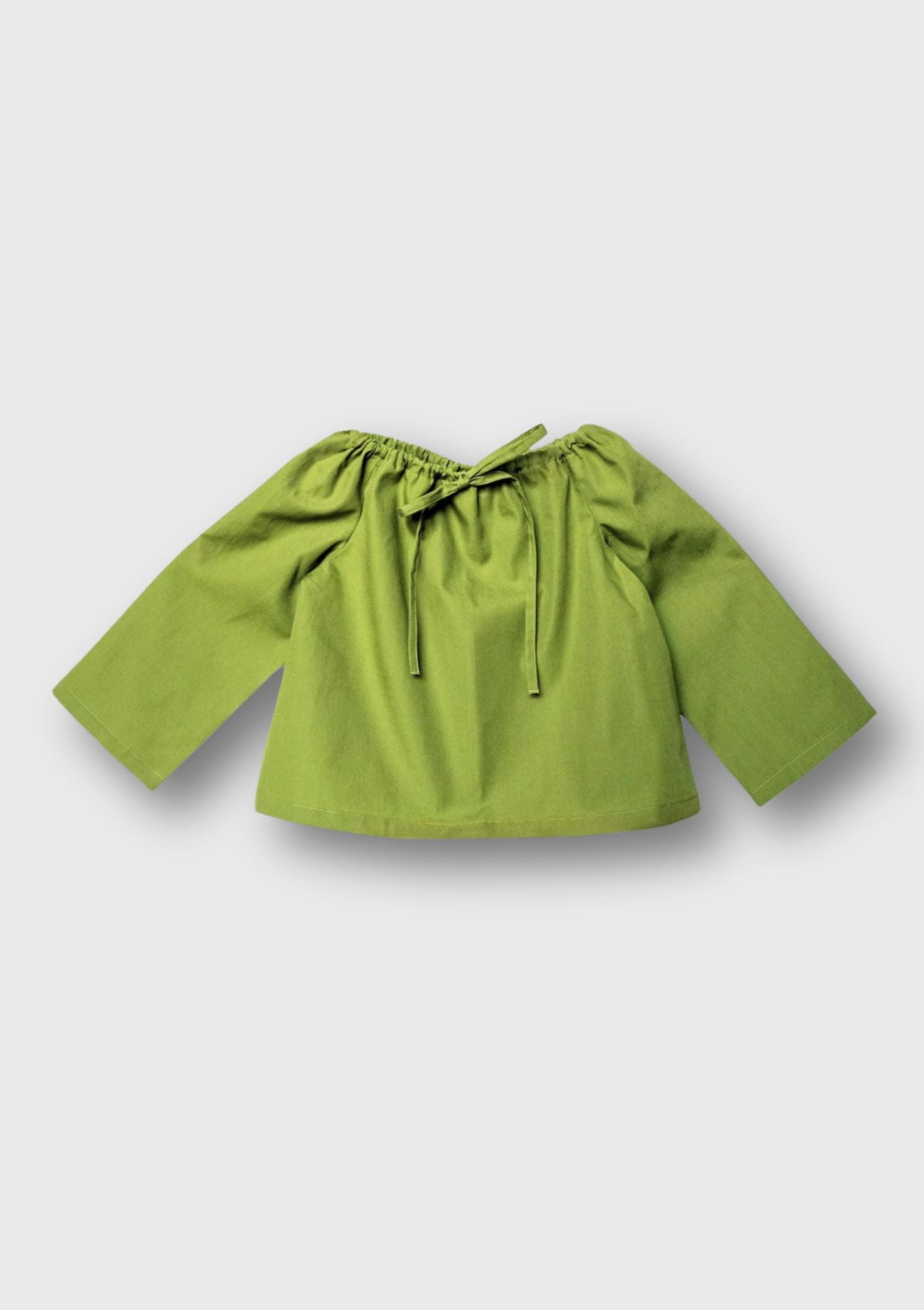 Esther bluse i bomull – justerbar snor