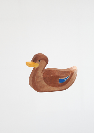 Duck swimming - trefigur