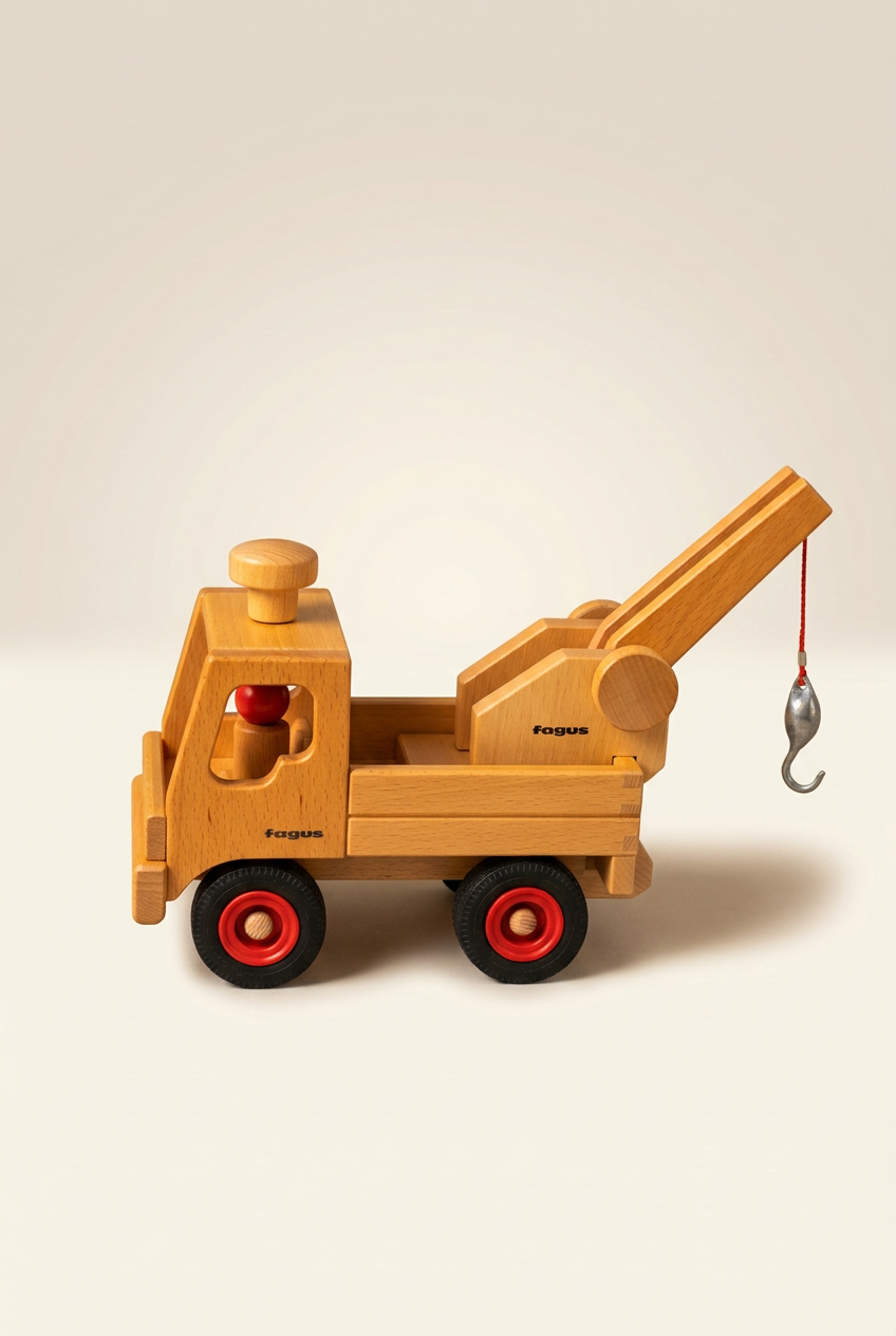 Unimog med kranarm og krok