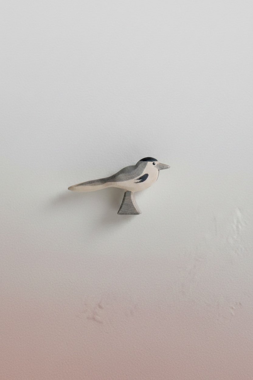 Wagtail – jevn hvit bakgrunn
