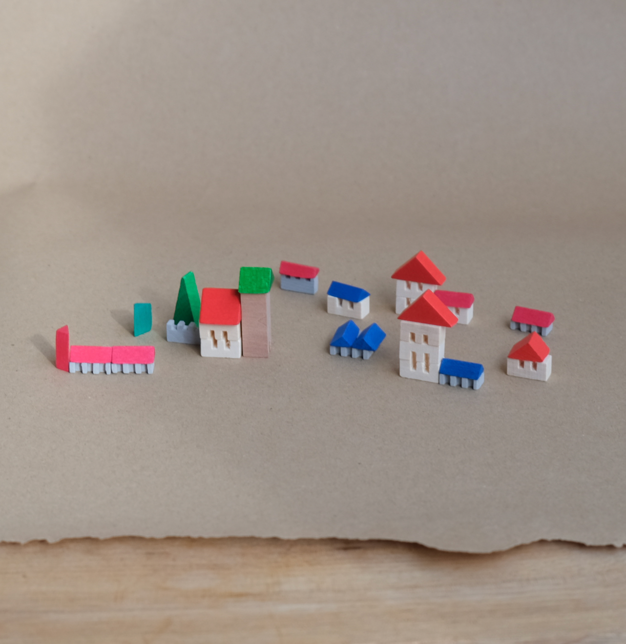 Den lille bygden i fyrstikkeske