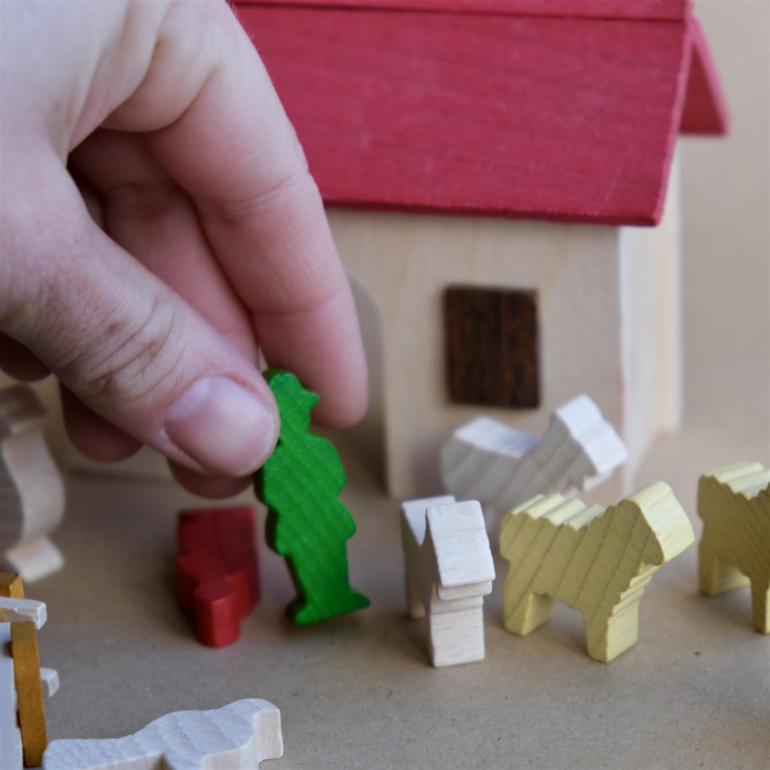 Mini bondegård "Old McDonald"  i treskrin