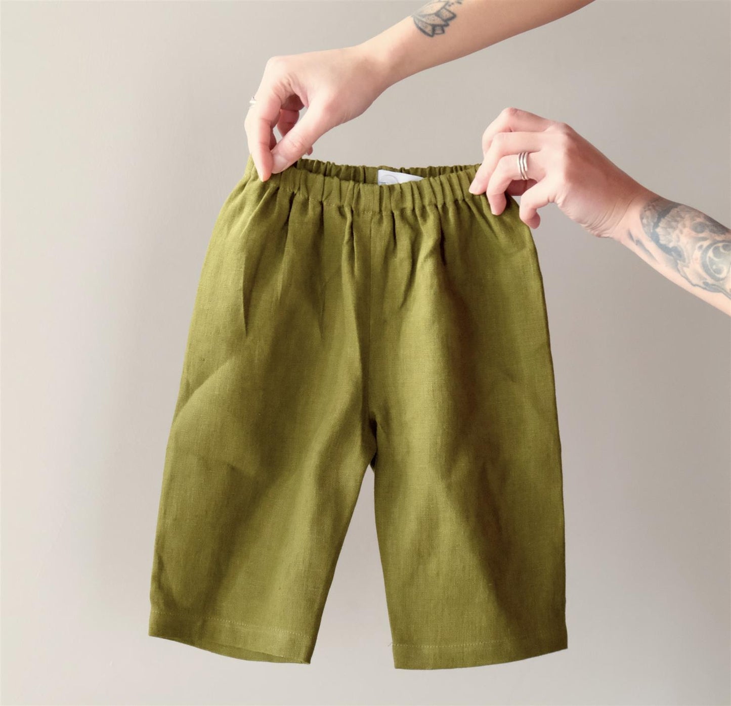 Wide trousers - grønn