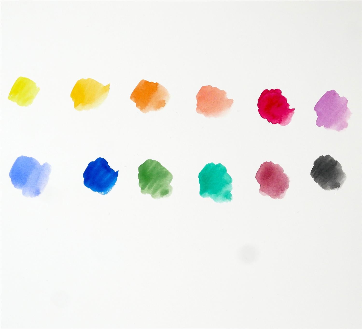 Akvarellmaling - 12 farger