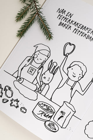 Fargelegg julen - Kristine Dalen Risan