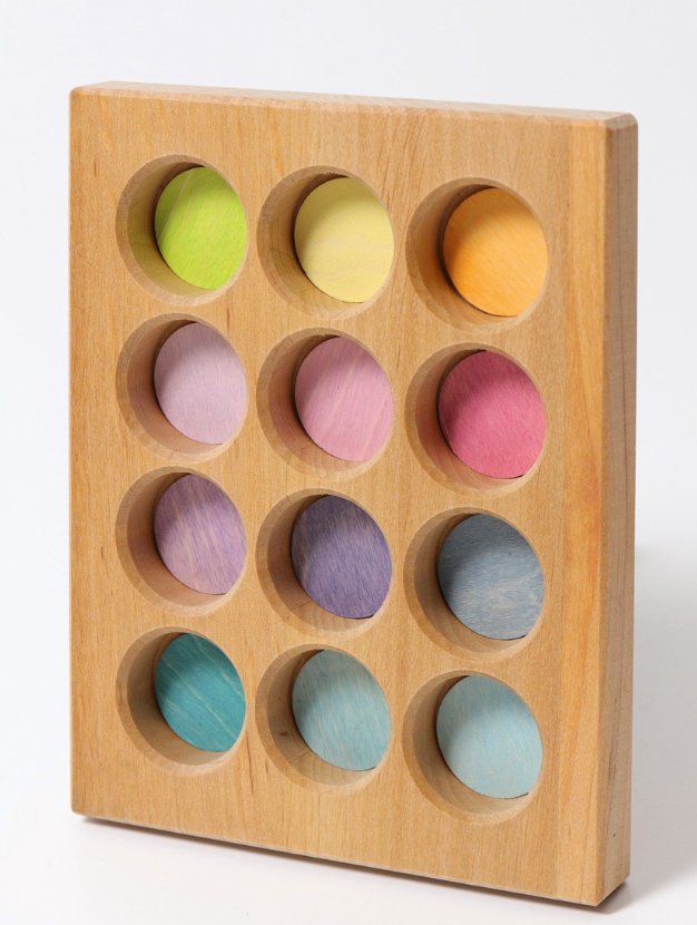 Sorteringsbrett - pastell farger