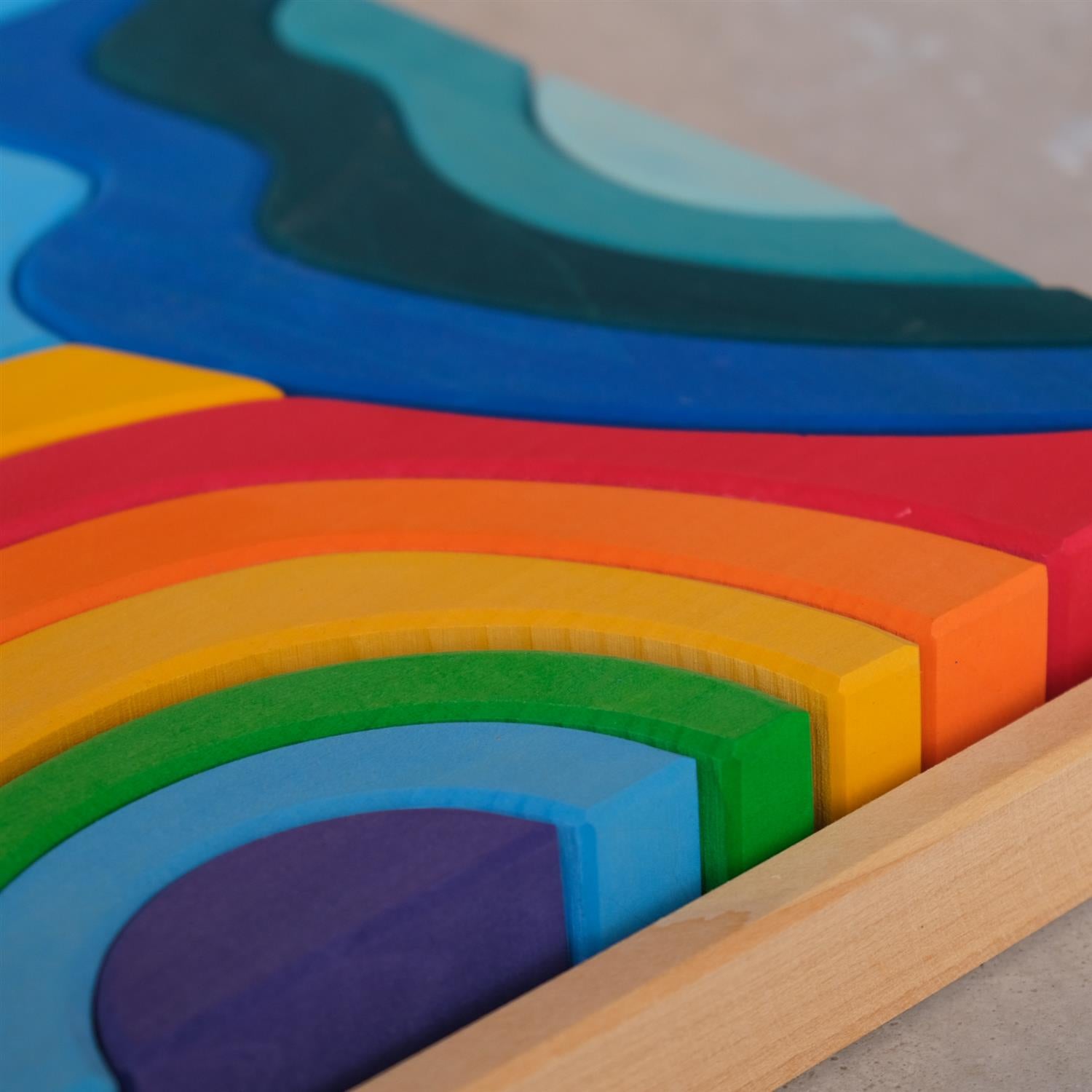 Fire elementer byggesett - stor