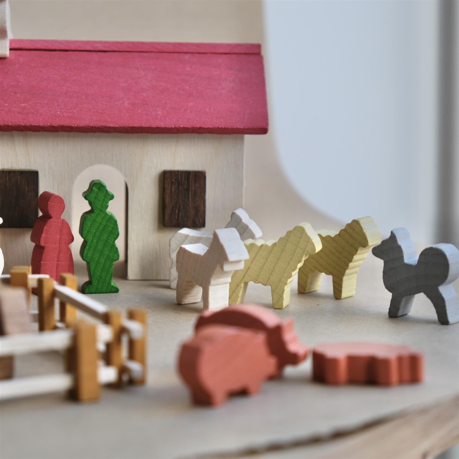 Mini bondegård "Old McDonald"  i treskrin