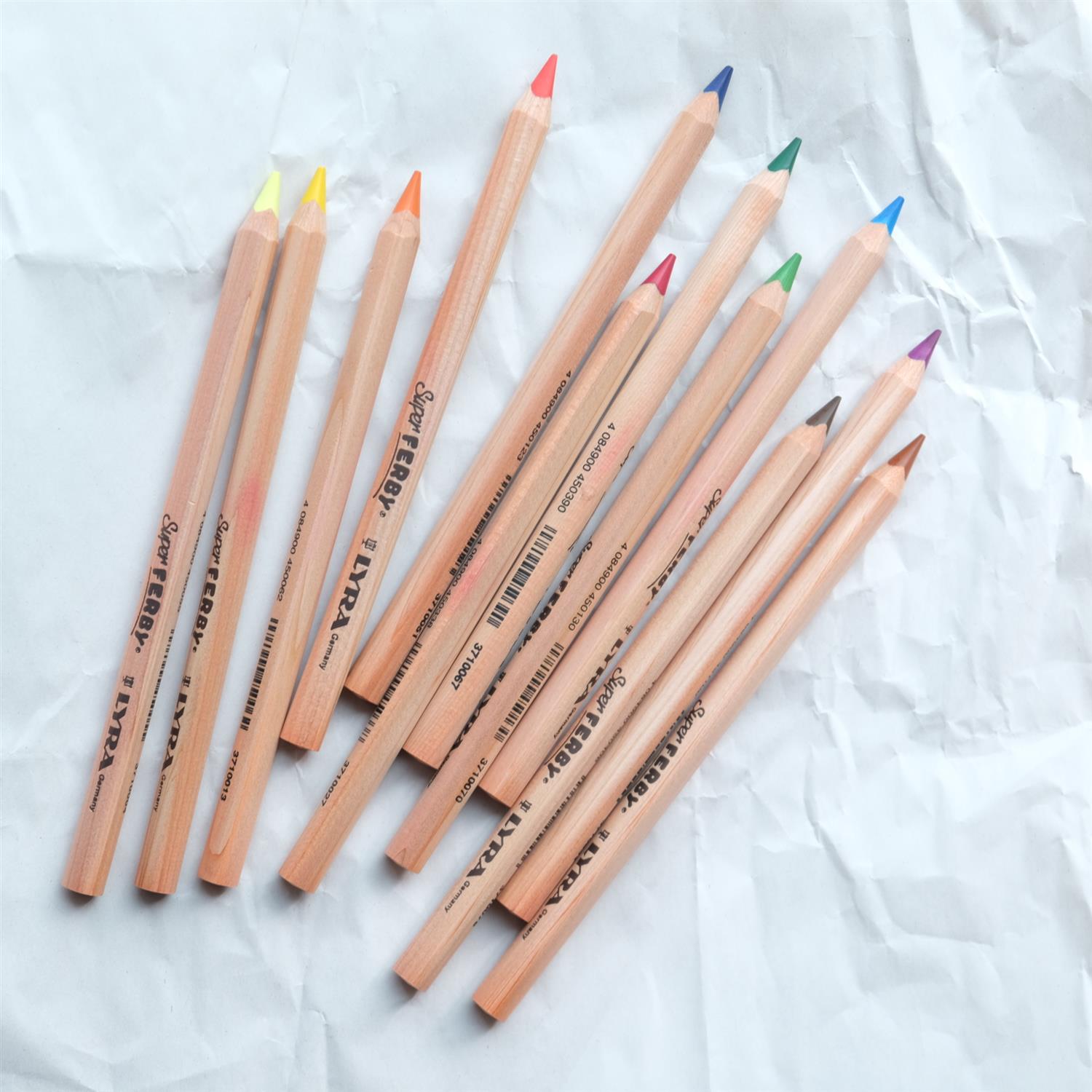 Lyra fargeblyanter med trekantgrep - waldorf - 12 stk