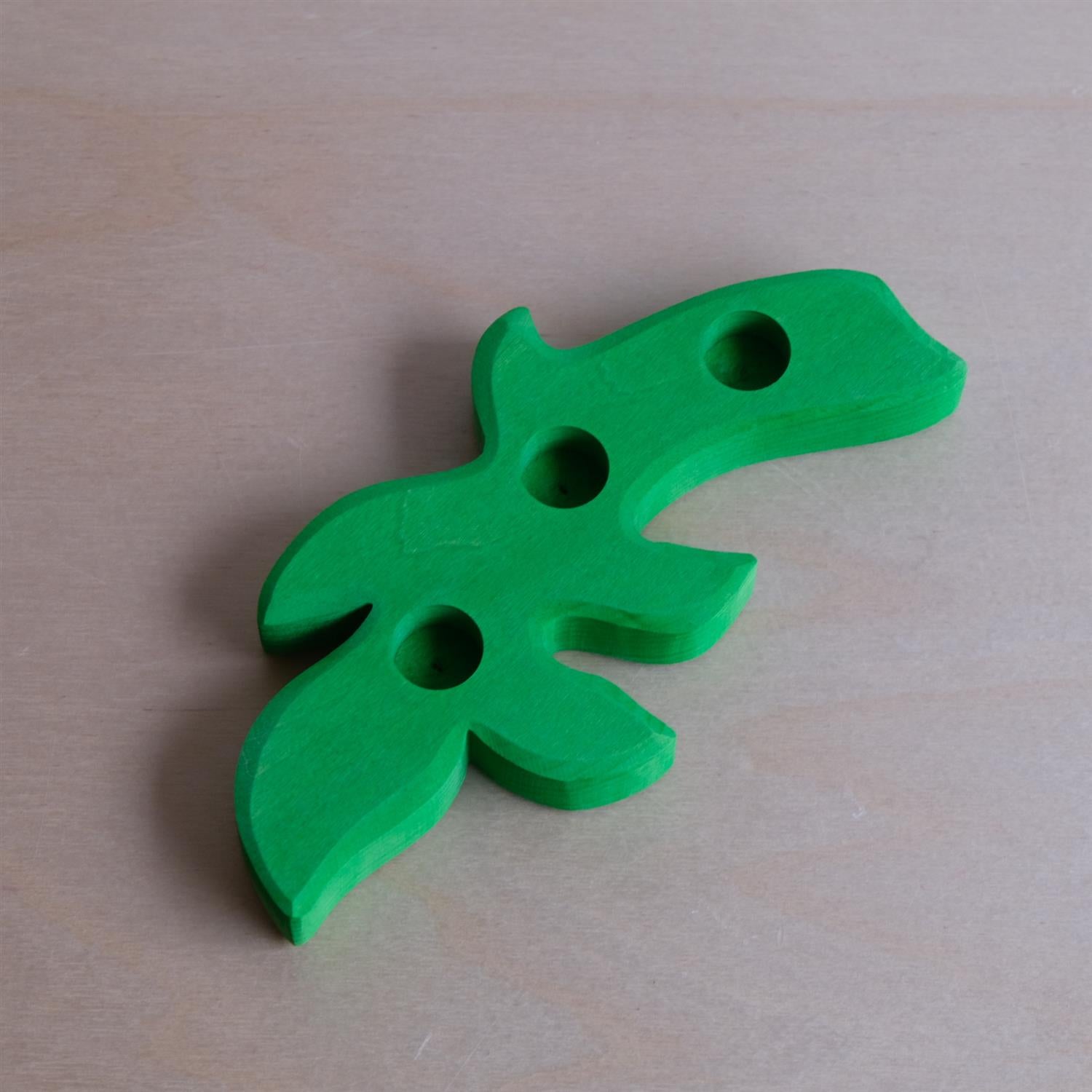 Frittstående grein til bursdagsring - mørk grønn