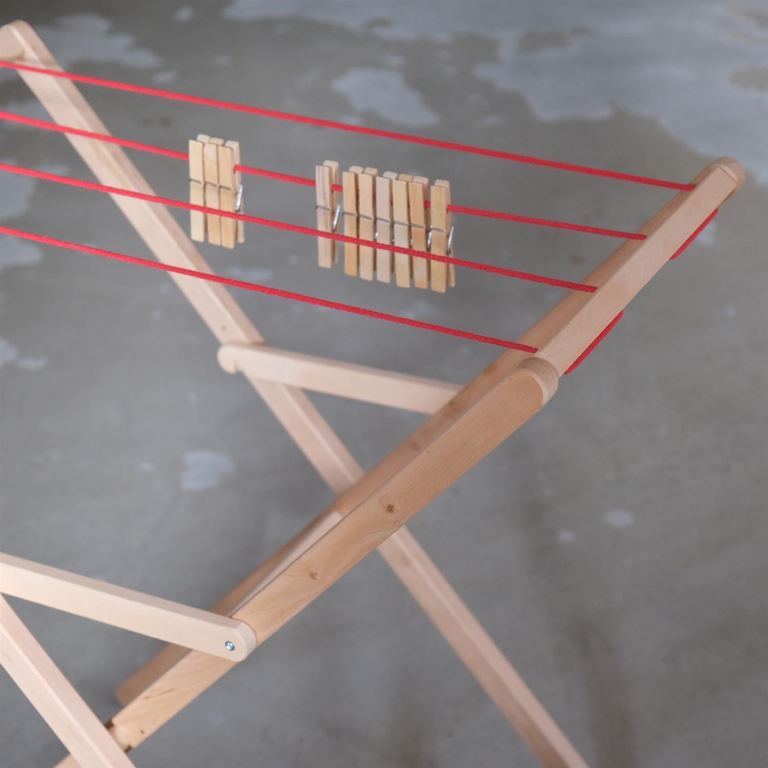 Tørkestativ med klyper