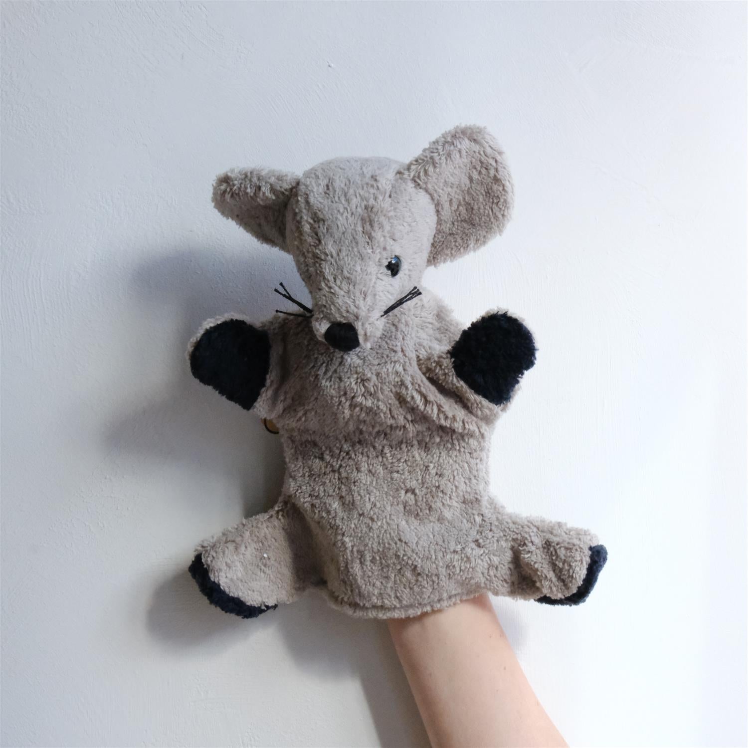 Mus hånddukke - 26cm