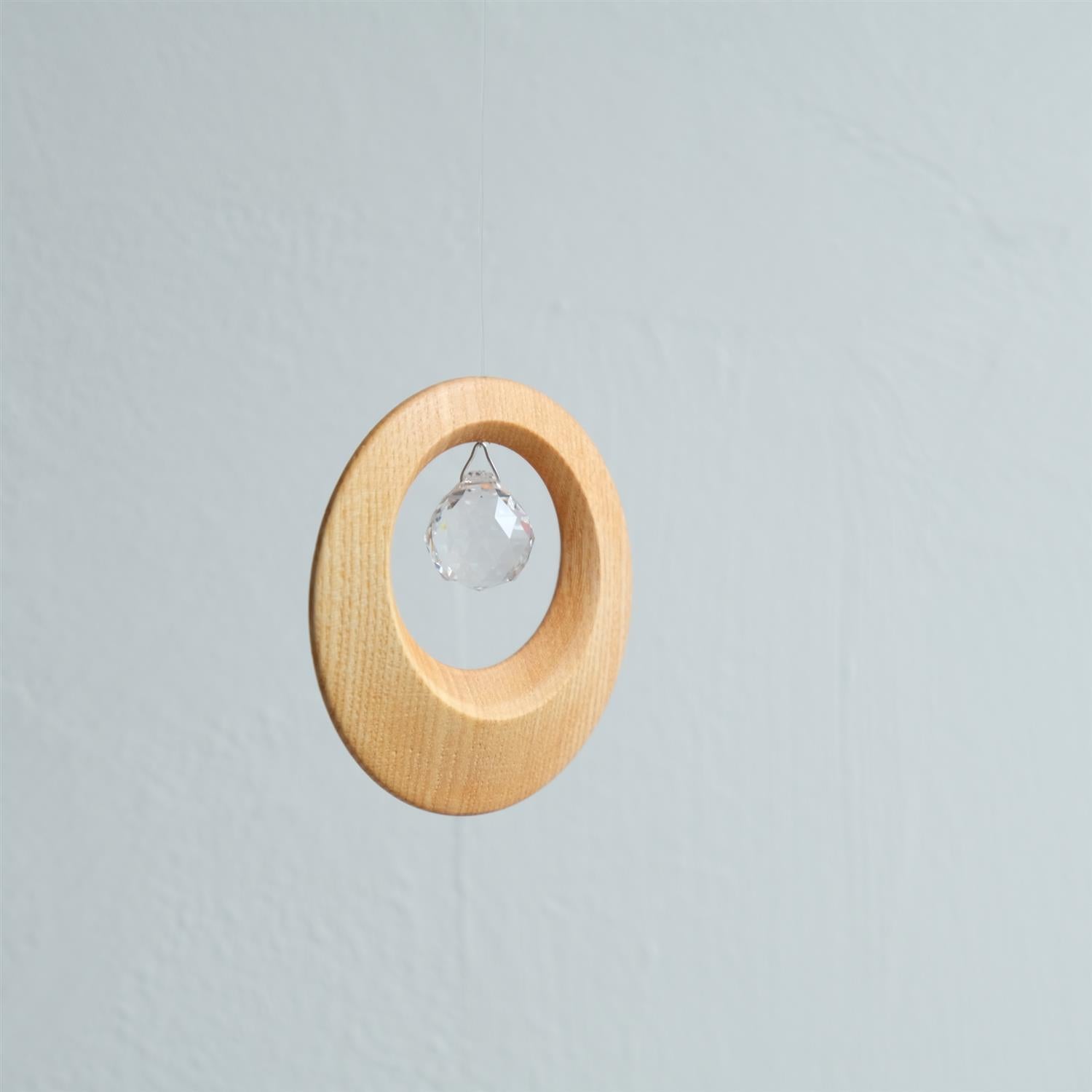 Harmoniring med krystall - liten (s)