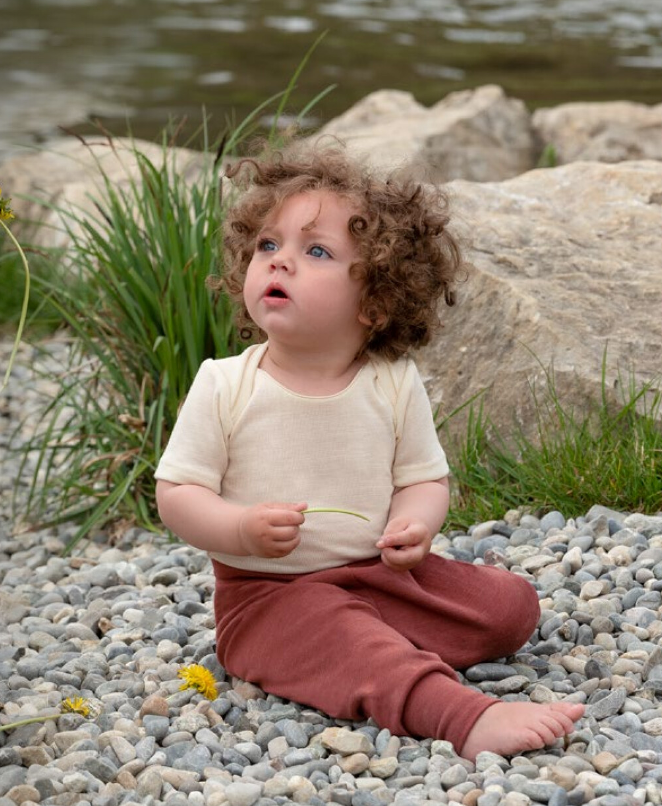 Baby bukse ull/silke