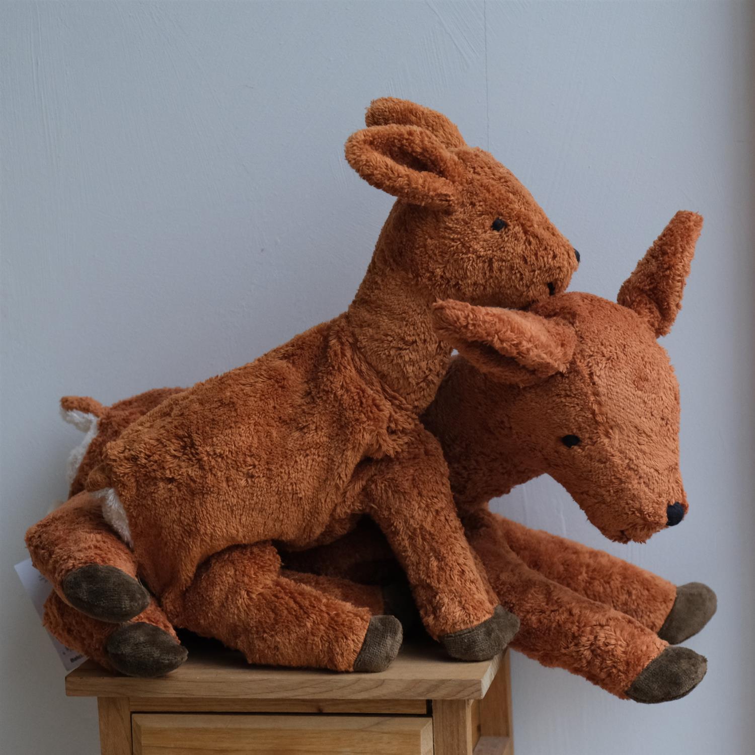 Hjort med varme/kjølepute - stor