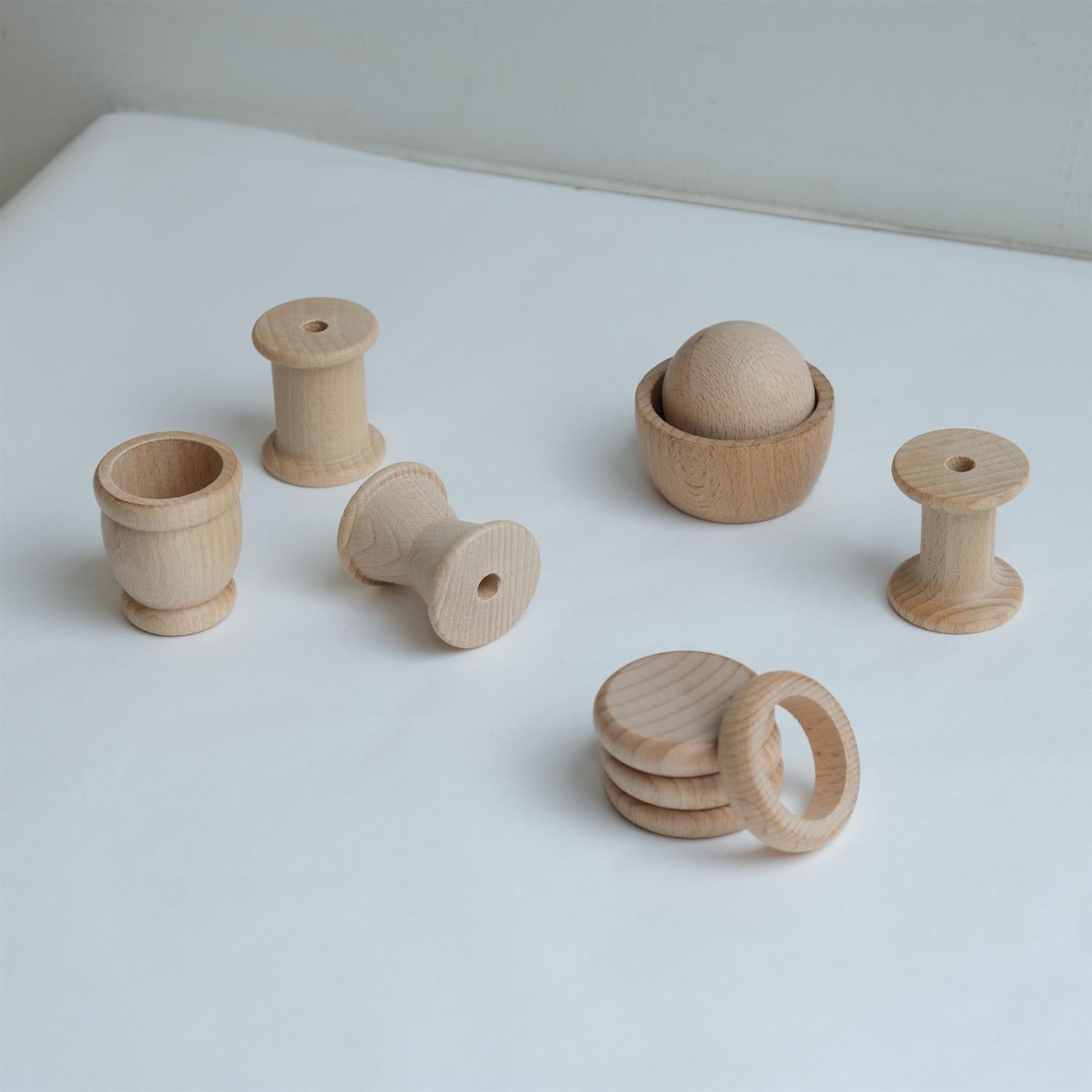 Small treasure basket - 10 deler