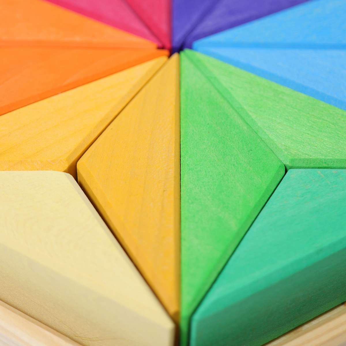 Stor stjerne med komplimentærfarger