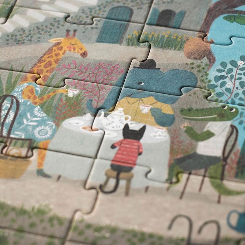 Puslespill  - Tea by the sea