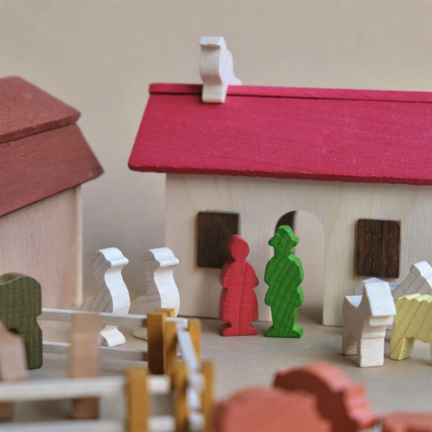 Mini bondegård "Old McDonald"  i treskrin