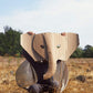 Medium lekesilke - Seasonal - Elephant - 88cm