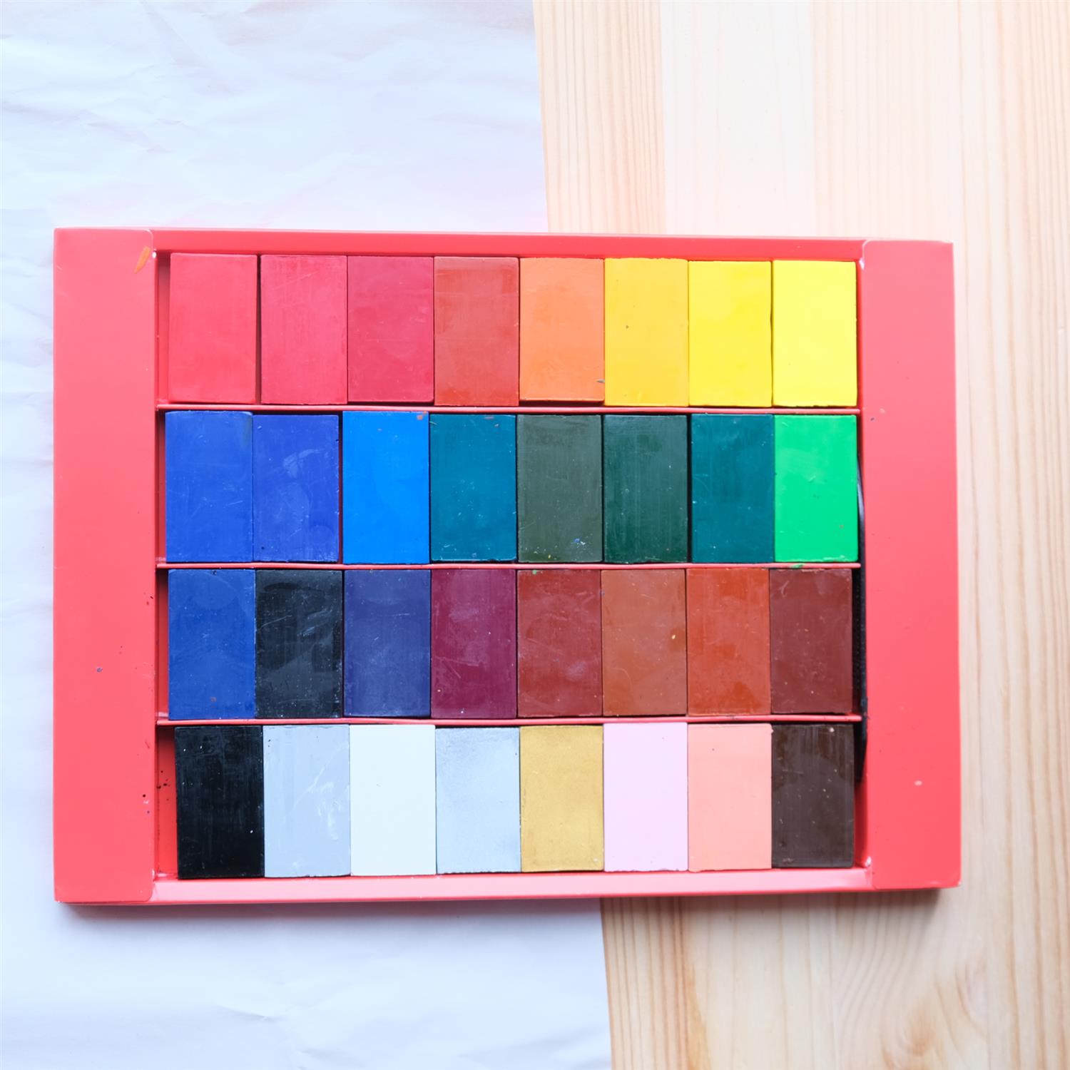 Fargeblokker - 32 stk