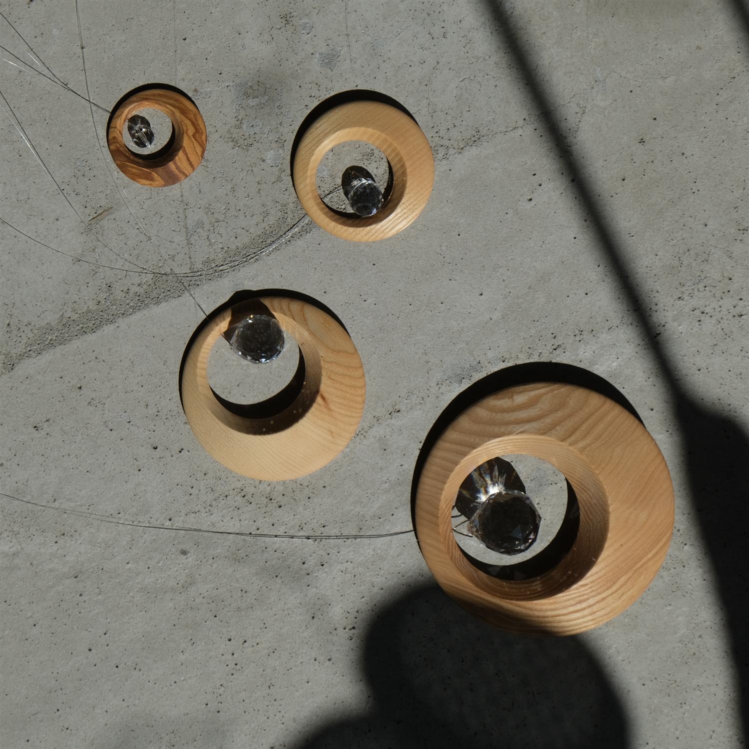 Harmoniring med krystall - mini (xs)