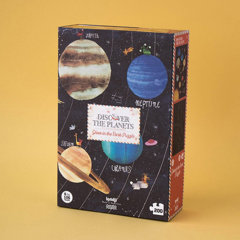 Puslespill  - Discover the planets (lyser i mørket!)
