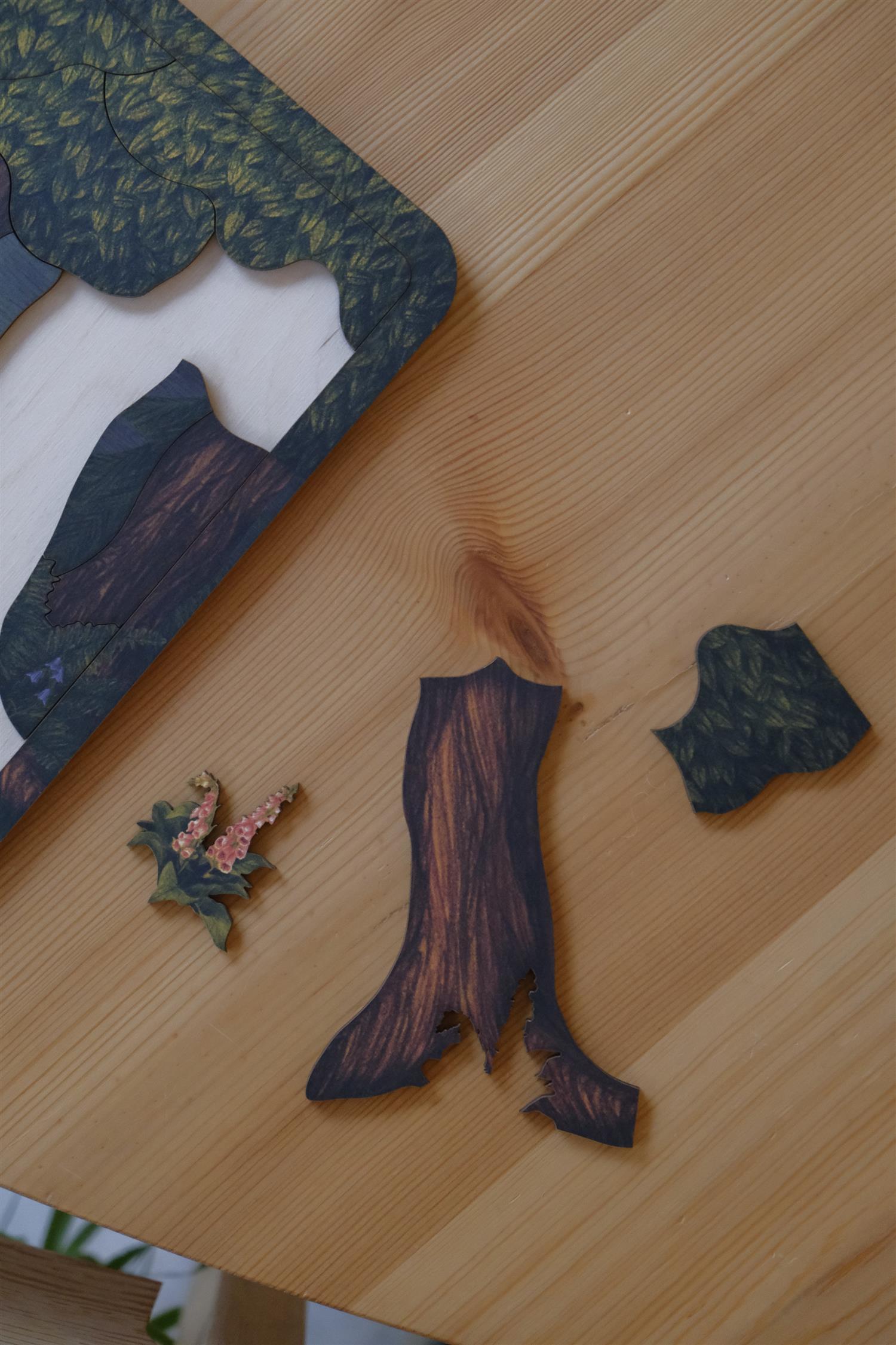 Organisk puslespill - Rødhette