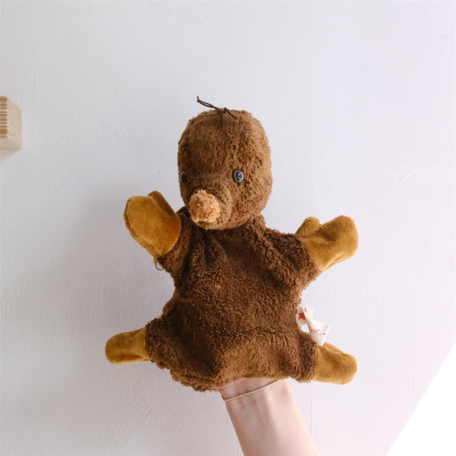 Muldvarp hånddukke - 26cm