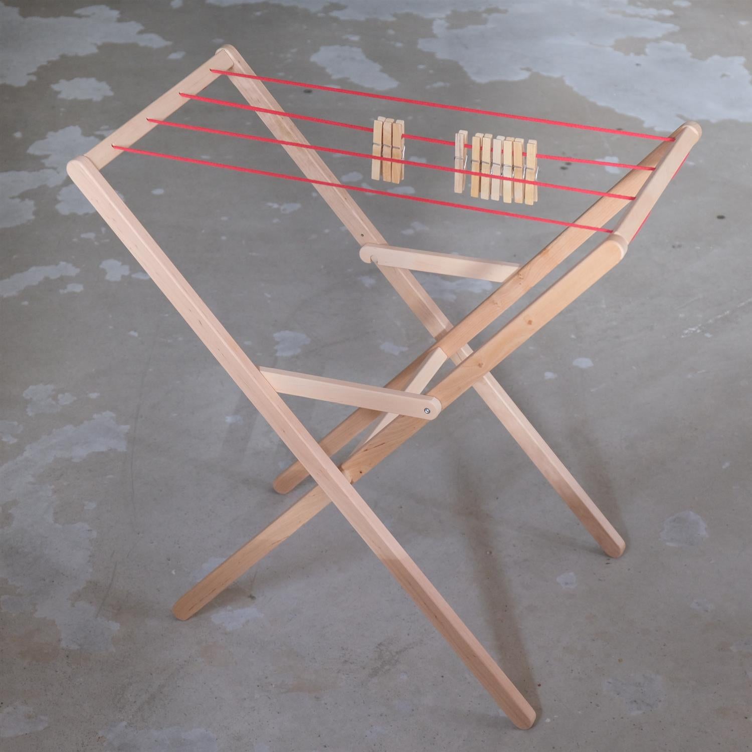 Tørkestativ med klyper